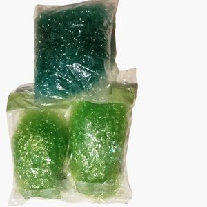 Easter Grass Basket Filler Green Plastic Crafts Lot 3 Packs